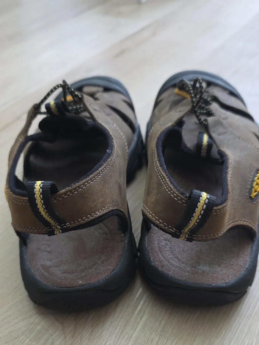 KEEN Newport Waterproof Leather Hiking Sandals Brown